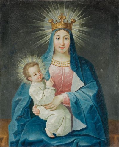 Mary Consoling the Sorrowful by Fortunat Bergant